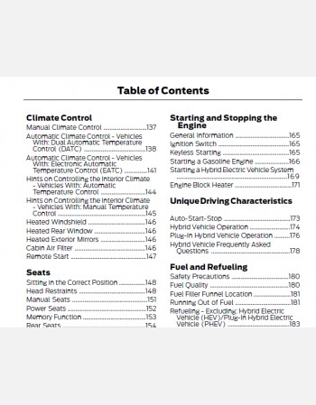 ford escape 2020 owners manual